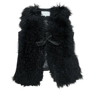 Vintage Patrizia Luca Mongolian Curly Fur Vest